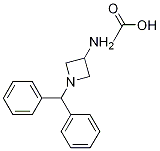 1-DiphenylMethylazetidin-3-aMine acetate Struktur