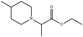 ethyl 2-(4-methylpiperidin-1-yl)propanoate Struktur