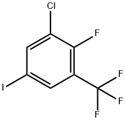 2-FLUORO-5-IODOBENZOTRIFLUORIDE Struktur