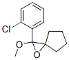 2-(2-chlorophenyl)-2-methoxy-1-oxaspiro[2.4]heptane Struktur