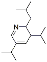 2,3-DIHYDRO-3,5-BIS(1-METHYLETHYL)-2-(2-METHYLPROPYL)PYRIDINE Struktur