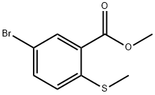 Methyl 5-bromo-2-methylthiobenzoate Struktur