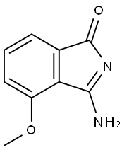 3-aMino-4-Methoxy-1H-Isoindol-1-one Struktur