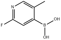 B-(2-氟-5-甲基-4-吡啶基)-硼酸, 929194-41-2, 結(jié)構(gòu)式