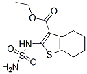 Benzo[b]thiophene-3-carboxylic acid, 2-[(aminosulfonyl)amino]-4,5,6,7-tetrahydro-, ethyl ester (9CI) Struktur