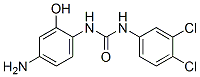 5-Amino-2-[3-(3,4-dichlorophenyl)ureido]phenol Struktur