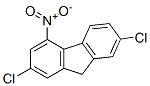 2,7-dichloro-4-nitro-9H-fluorene Struktur