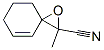 1-Oxaspiro[2.5]oct-4-ene-2-carbonitrile,  2-methyl- Struktur