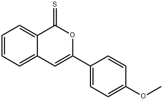 3-(4-Methoxyphenyl)-1H-isochroMene-1-thione Struktur