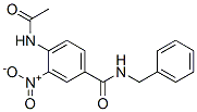 4-(Acetylamino)-N-benzyl-3-nitrobenzamide Struktur