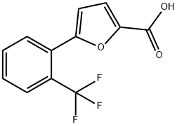 5-[2-(TRIFLUOROMETHYL)PHENYL]-2-FUROIC Struktur