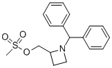 1-BENZHYDRYL-2-METHANESULFONYLOXYMETHYL-AZETIDINE Struktur