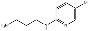 2-N-(3-AMINOPROPYL)-AMINO-5-BROMOPYRIDINE
 Struktur