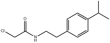 2-CHLORO-N-[2-(4-ISOPROPYLPHENYL)ETHYL]ACETAMIDE Struktur