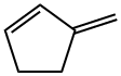 3-methylidenecyclopentene Struktur