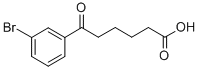 6-(3-BROMOPHENYL)-6-OXOHEXANOIC ACID Struktur