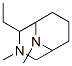 3,9-Diazabicyclo[3.3.1]nonane,2-ethyl-3,9-dimethyl-(7CI) Struktur