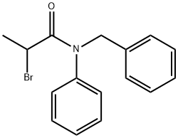 N-Benzyl-2-bromo-propionanilide Struktur