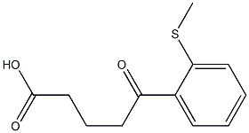 5-(2-(METHYLTHIO)PHENYL)-5-OXOVALERIC ACID Struktur