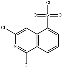 1,3-DICHLOROISOQUINOLINE-5-SULFONYL CHLORIDE Struktur