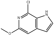 7-CHLORO-5-METHOXY-6-AZAINDOLE Struktur