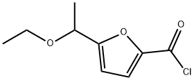 2-Furoyl chloride, 5-(1-ethoxyethyl)- (7CI) Struktur