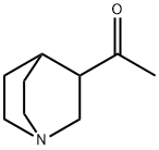 Ethanone, 1-(1-azabicyclo[2.2.2]oct-3-yl)- (9CI) Struktur