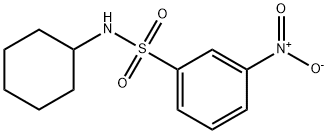 N-CYCLOHEXYL 3-NITROBENZENESULFONAMIDE Struktur