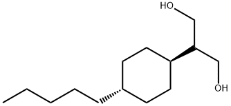 2-(TRANS-4-PENTYLCYCLOHEXYL)PROPANE-1,3-DIOL Struktur