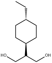 2-(TRANS-4-ETHYLCYCLOHEXYL)PROPANE-1,3-DIOL Struktur