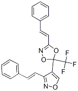 3-STYRYL-5-(3-STYRYLISOXAZOL-4-YL)-5-(TRIFLUOROMETHYL)-1,4,2-DIOXAZOLE Struktur