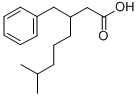 3-benzyl-7-methyl-octanoic acid Struktur