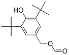 3,5-di-tert-butyl-4-hydroxybenzyl formate Struktur