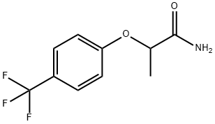 2-(4-(Trifluoromethyl)Phenoxy)Propanamide Struktur