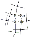 Hexa-t-butylselenatrisiletane Struktur