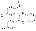 1-(4-CHLORO-PHENYL)-2-([2-(4-CHLORO-PHENYL)-2-OXO-ETHYL]-PHENYL-AMINO)-ETHANONE Struktur