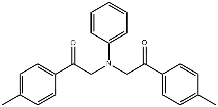 2-[(2-OXO-2-P-TOLYL-ETHYL)-PHENYL-AMINO]-1-P-TOLYL-ETHANONE Struktur