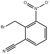 2-(BroMoMethyl)-3-nitrobenzonitrile Struktur