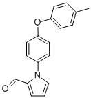 1-[4-(4-METHYLPHENOXY)PHENYL]-1H-PYRROLE-2-CARBOXALDEHYDE Struktur