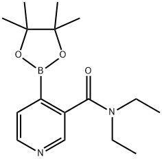 N,N-DIETHYL-4-(4,4,5,5-TETRAMETHYL-1,3,2-DIOXABOROLAN-2-YL)PICOLINAMIDE Struktur