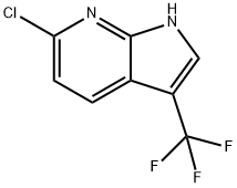 1H-Pyrrolo[2,3-b]pyridine, 6-chloro-3-(trifluoroMethyl)- Struktur