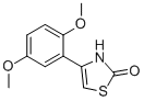 4-(2,5-DIMETHOXYPHENYL)-2(3H)-THIAZOLONE Struktur