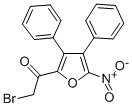 3,4-DIPHENYL-5-NITRO-2-BROMOACETYLFURAN Struktur