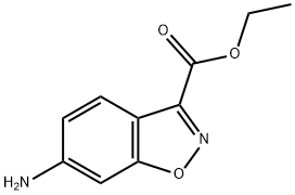 Ethyl 6-aminobenzo[d]isoxazole-3-carboxylate Struktur