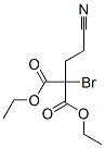 Propanedioic acid, bromo(2-cyanoethyl)-, diethyl ester (9CI) Struktur