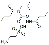 N-isobutyloxycarbonyl-di-n-butylamide-taurine Struktur