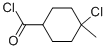 Cyclohexanecarbonyl chloride, 4-chloro-4-methyl- (9CI) Struktur