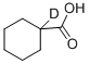 CYCLOHEXANECARBOXYLIC-1-D1 ACID Struktur