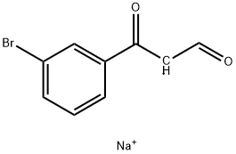 3-Bromo-β-oxo-benzenepropanal Sodium Salt Struktur