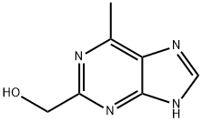 9H-Purine-2-methanol,  6-methyl- Struktur